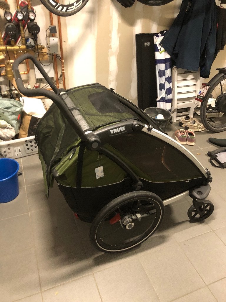Fietskar thule, 40 à 60 kg, Pliable, Comme neuf, Enlèvement