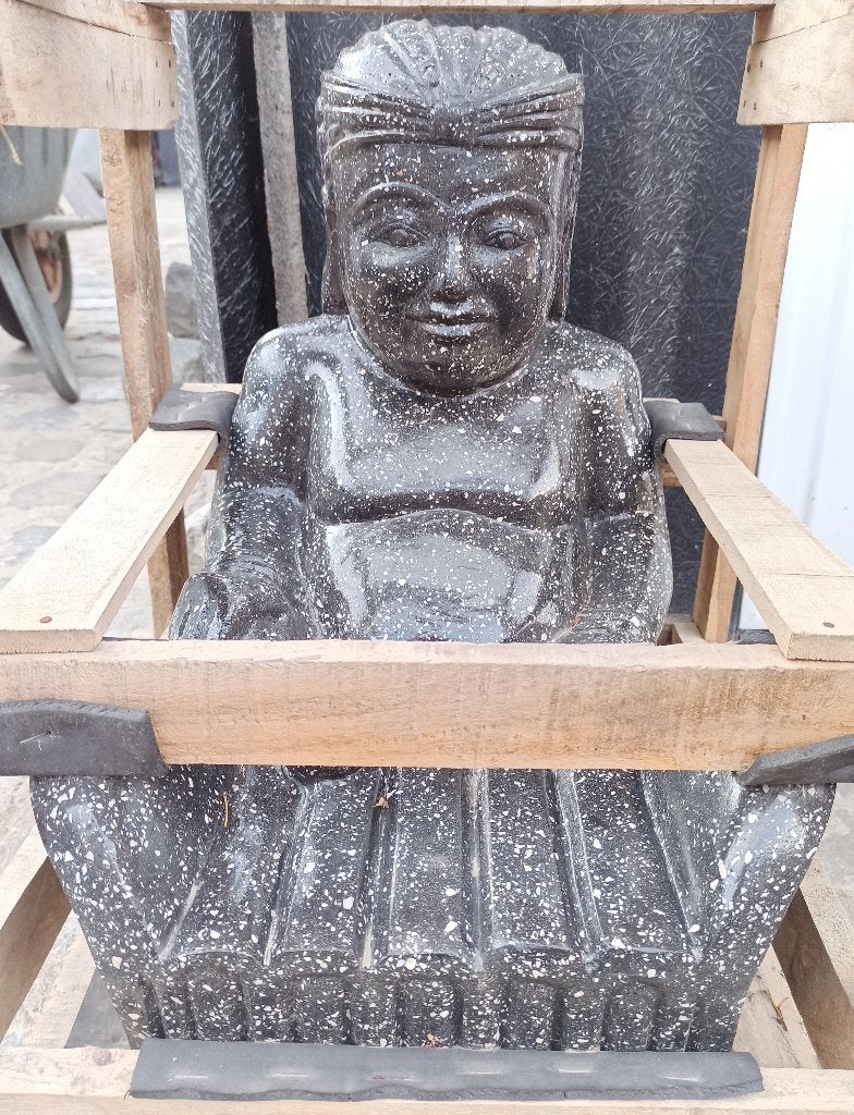 musique de Bouddha en terrazzo, Jardin & Terrasse, Enlèvement, Neuf, Pierre, Bouddha