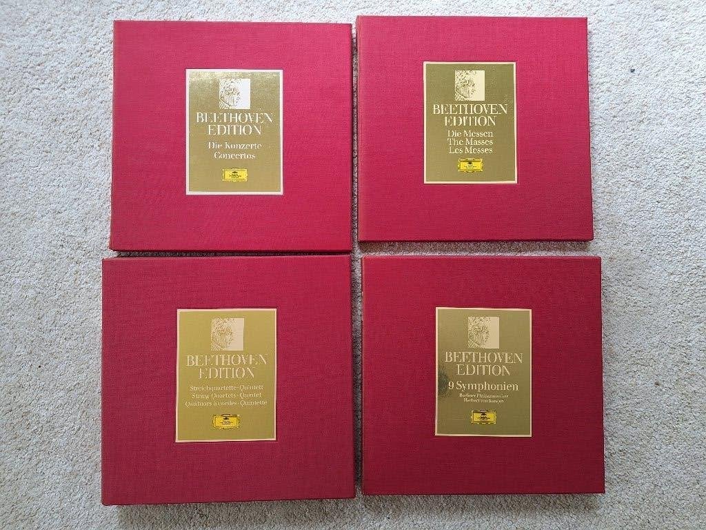 4 Vinylboxen met werk van Beethoven, Cd's en Dvd's, Ophalen, Boxset, Boxset, Symfonie