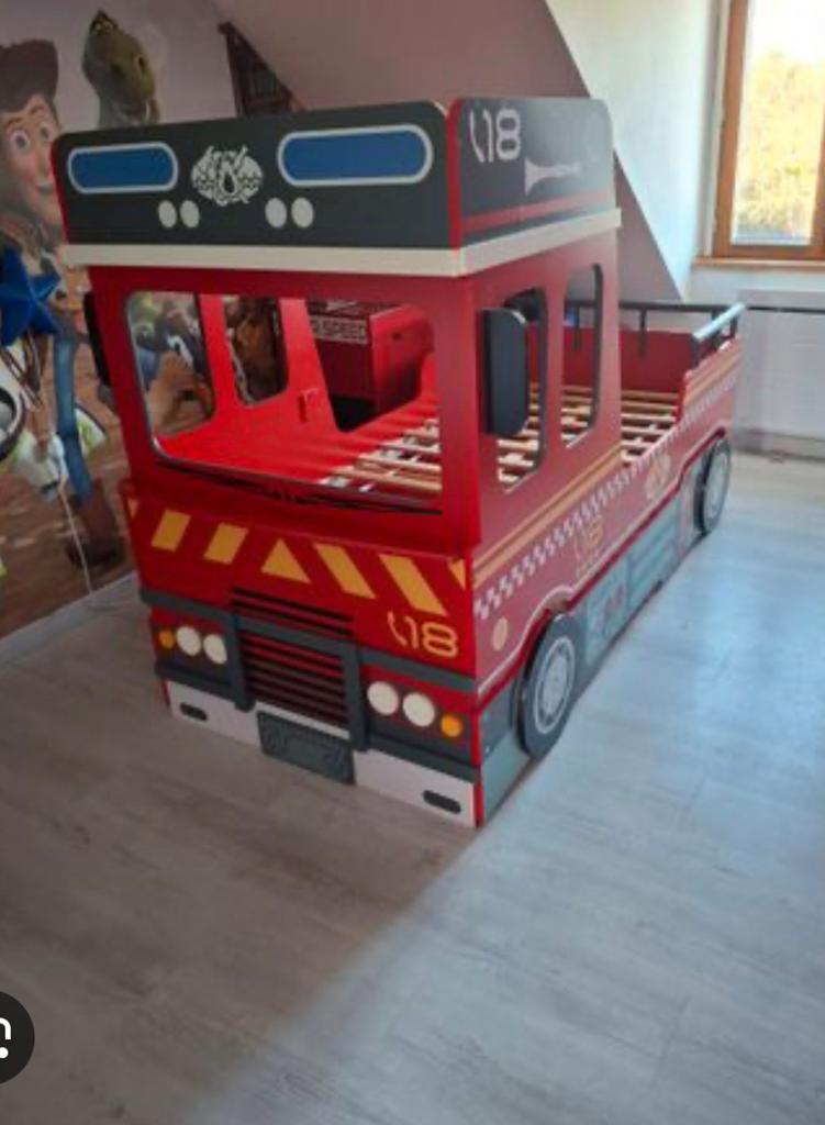 Bed van de brandweerwagen, Ophalen, Gebruikt, Eenpersoons