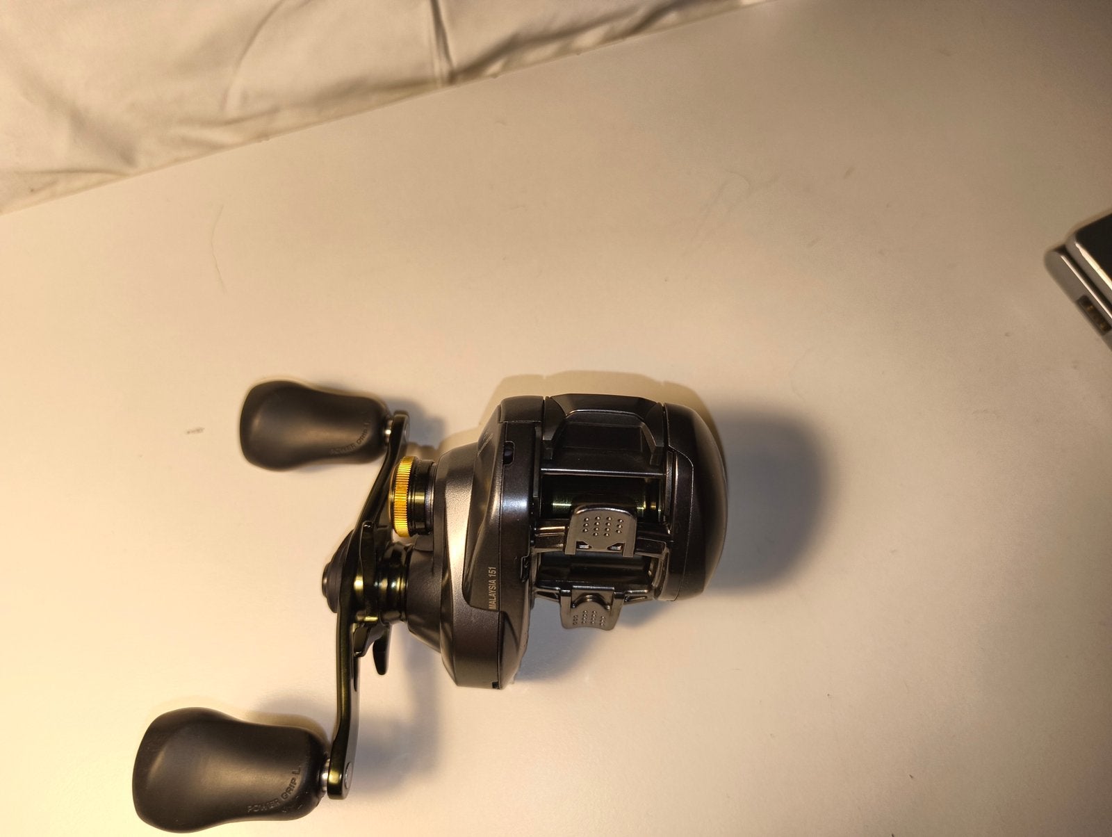 Baitcasting reel, Watersport en Boten, Ophalen of Verzenden, Zo goed als nieuw