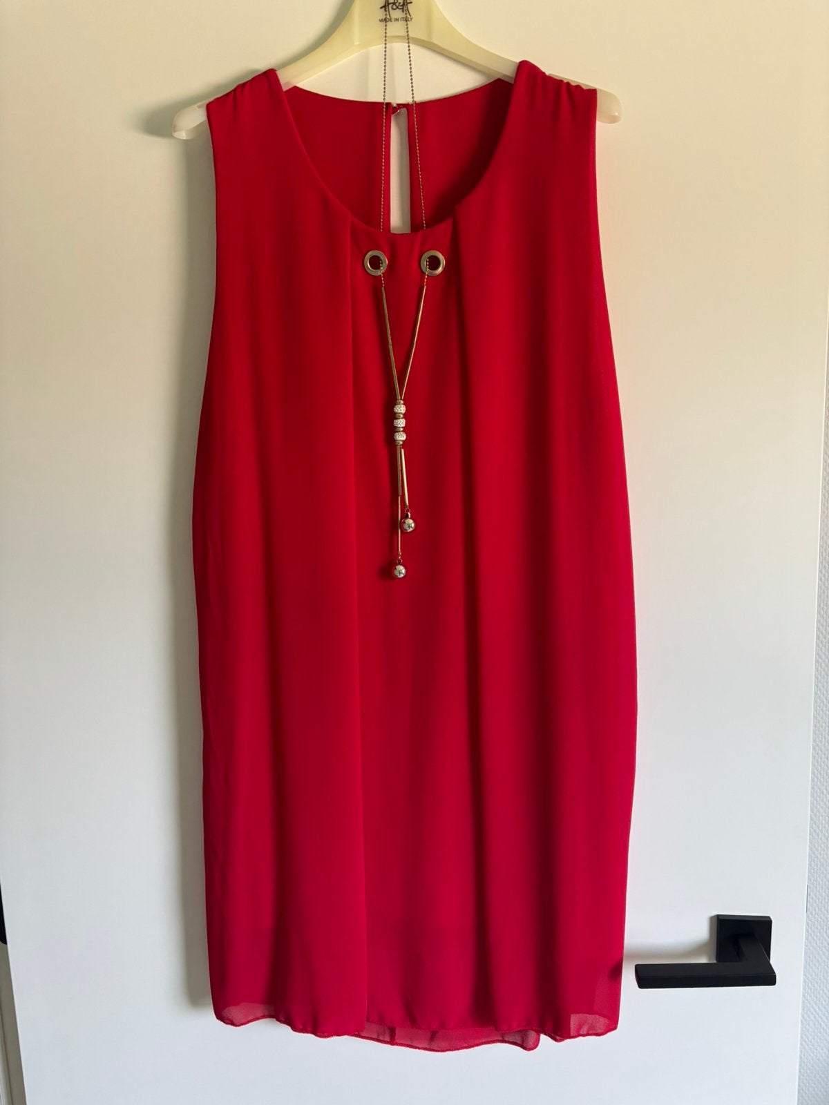 Kleed als nieuw,1 maat, Kleding | Dames, Gelegenheidskleding, Ophalen, Zo goed als nieuw, Rood