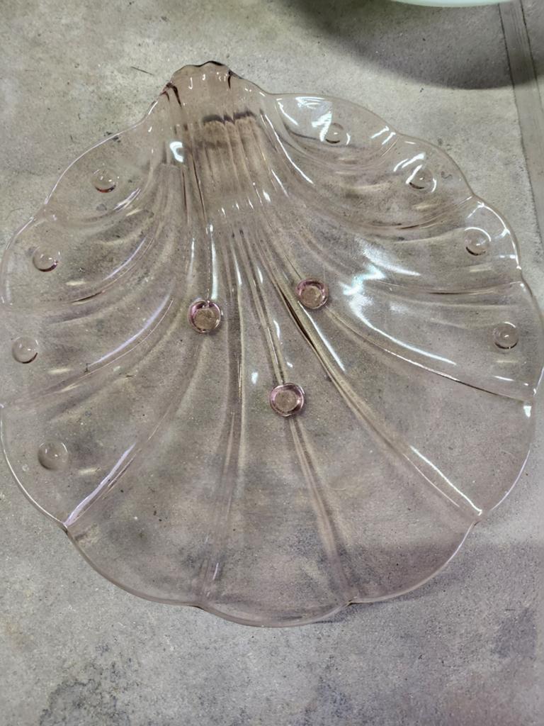 Assiette plateau en verre, Verre
