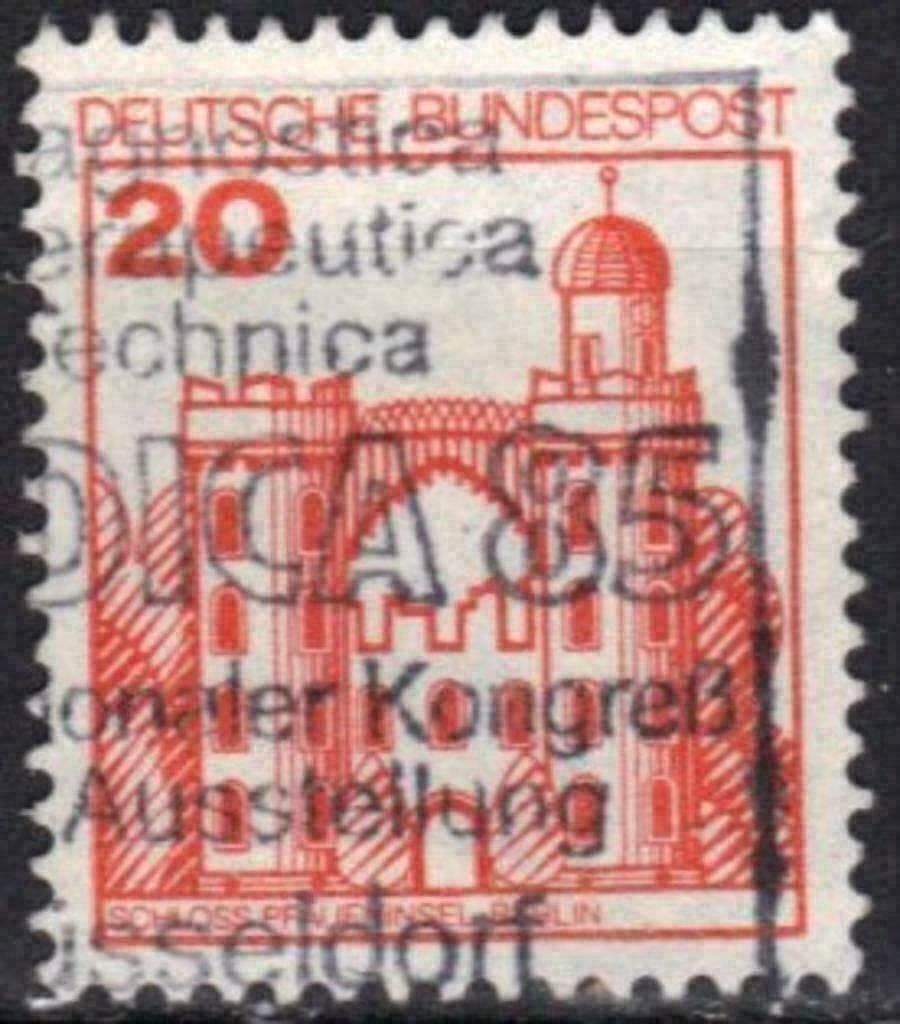Allemagne Bundespost 1979 - Yvert 842 - Châteaux (ST), Envoi, Affranchi