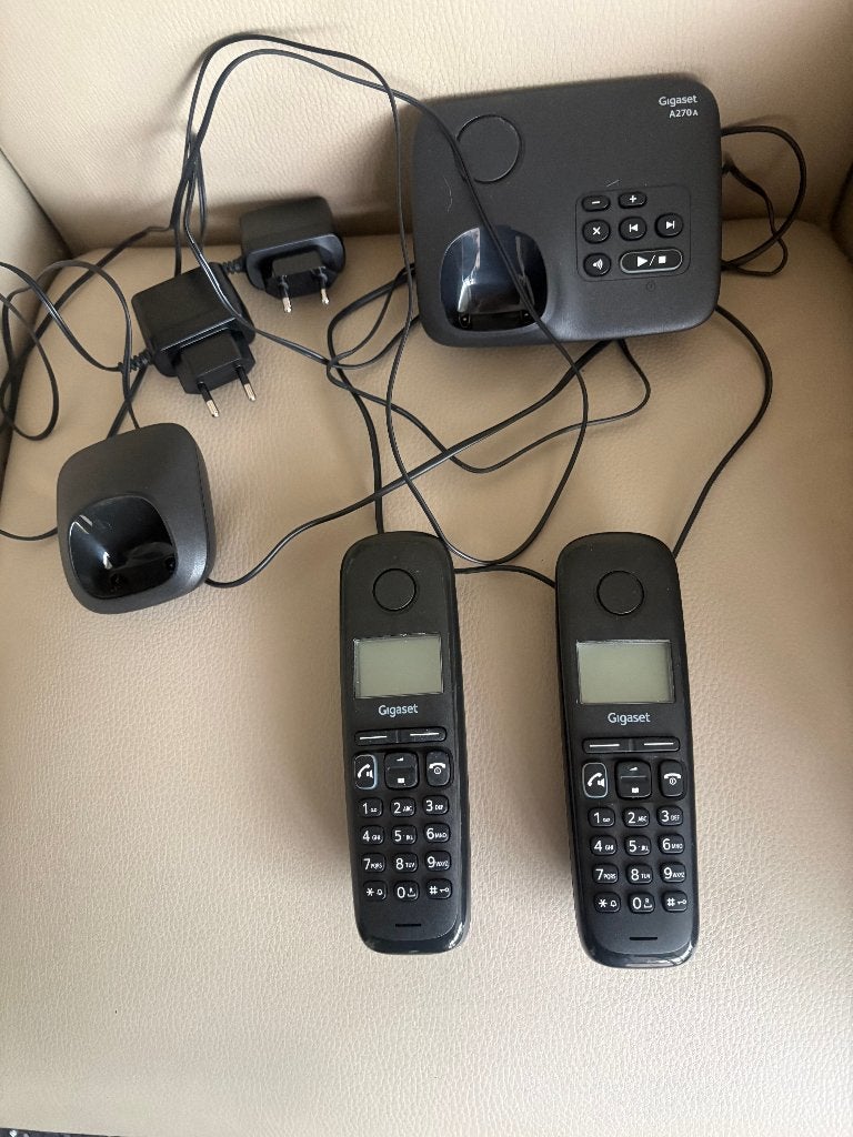 Draadloze Gigaset A270H duo, Telecommunicatie, Ophalen of Verzenden, Zo goed als nieuw, 2 handsets