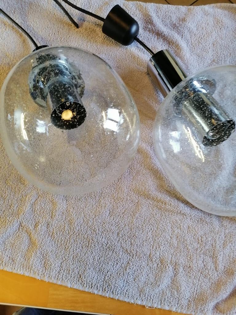 Vintage design Glashütte Limburg hanglamp stukprijs, Enlèvement