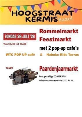 Rommelmarkt 26 juli, Tickets en Kaartjes, Evenementen en Festivals