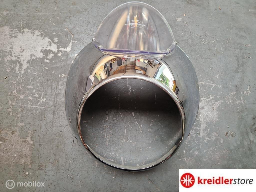 Kreidler Eitank Koplamp Kuipje met glaasje grote koplamp, Fietsen en Brommers, Gebruikt, Kreidler, Ophalen of Verzenden, Kreidler