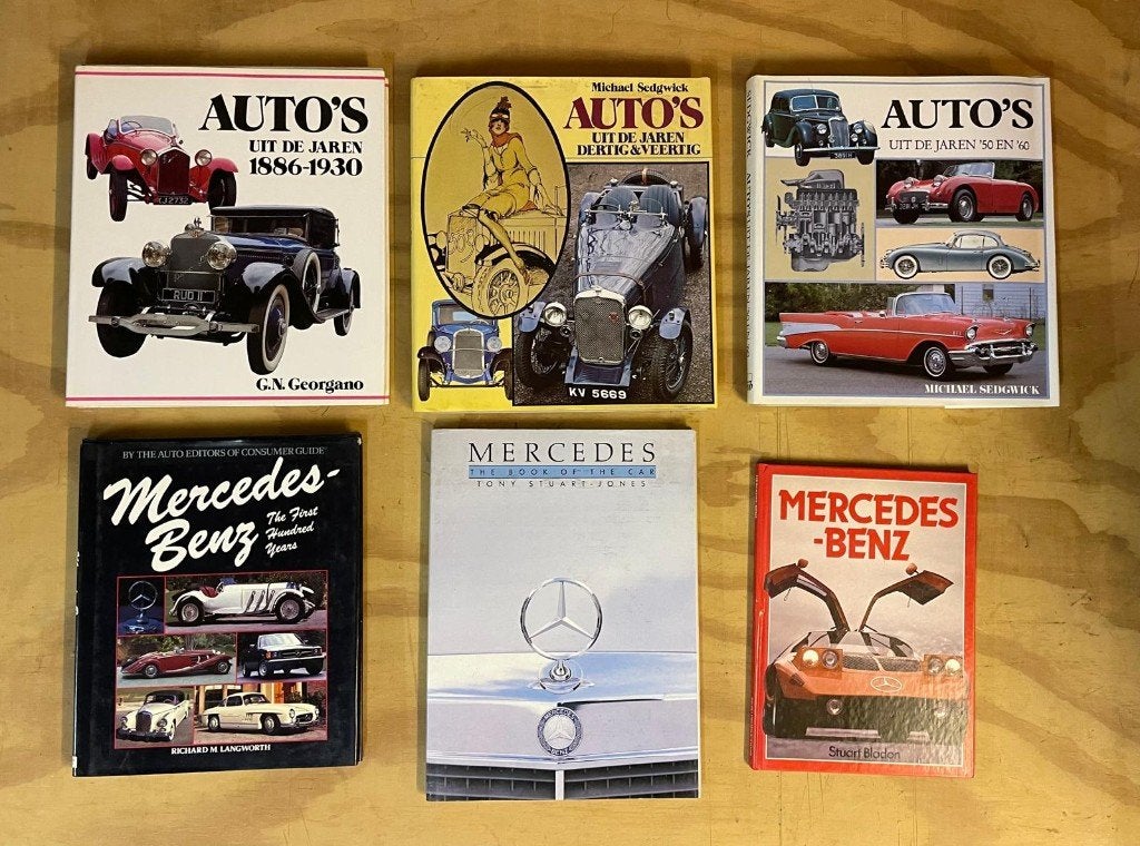 Boeken over auto's, Ophalen, Zo goed als nieuw