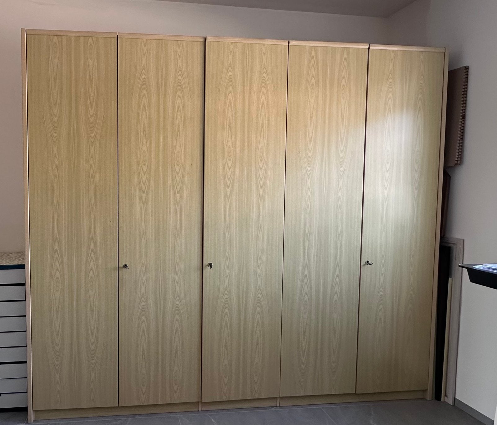 Kast, Huis en Inrichting, Kasten | Kleerkasten, Ophalen, Gebruikt, 200 cm of meer, 200 cm of meer
