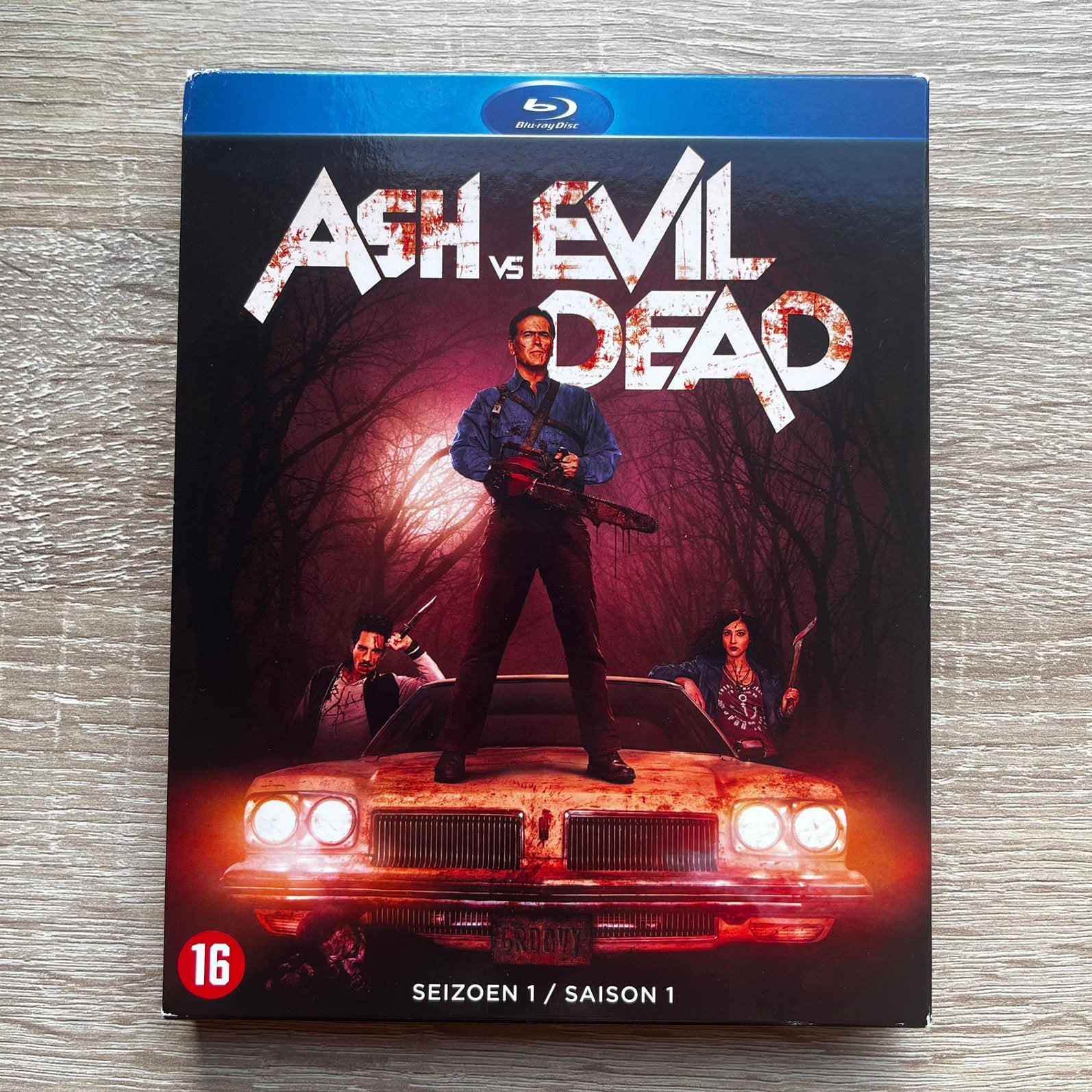 Ash vs Evil Dead - Seizoen 1 Blu-ray (2 Discs), Cd's en Dvd's, Blu-ray, Zo goed als nieuw, Actie, Blu-ray, Audio, Ophalen of Verzenden