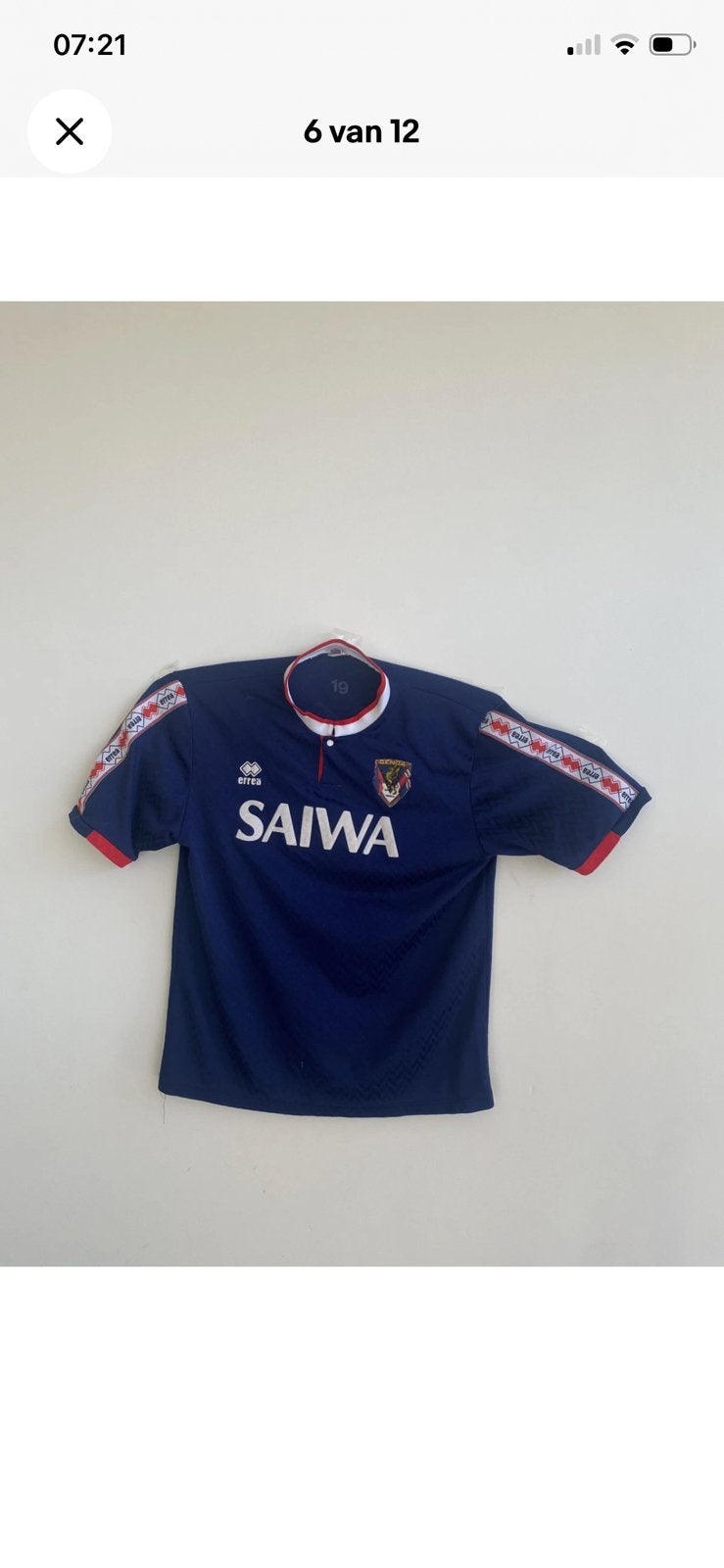Genoa CFC 1993/1994 gedragen  Training Shirt Marciano Vink., Enlèvement ou Envoi, Utilisé, Maillot