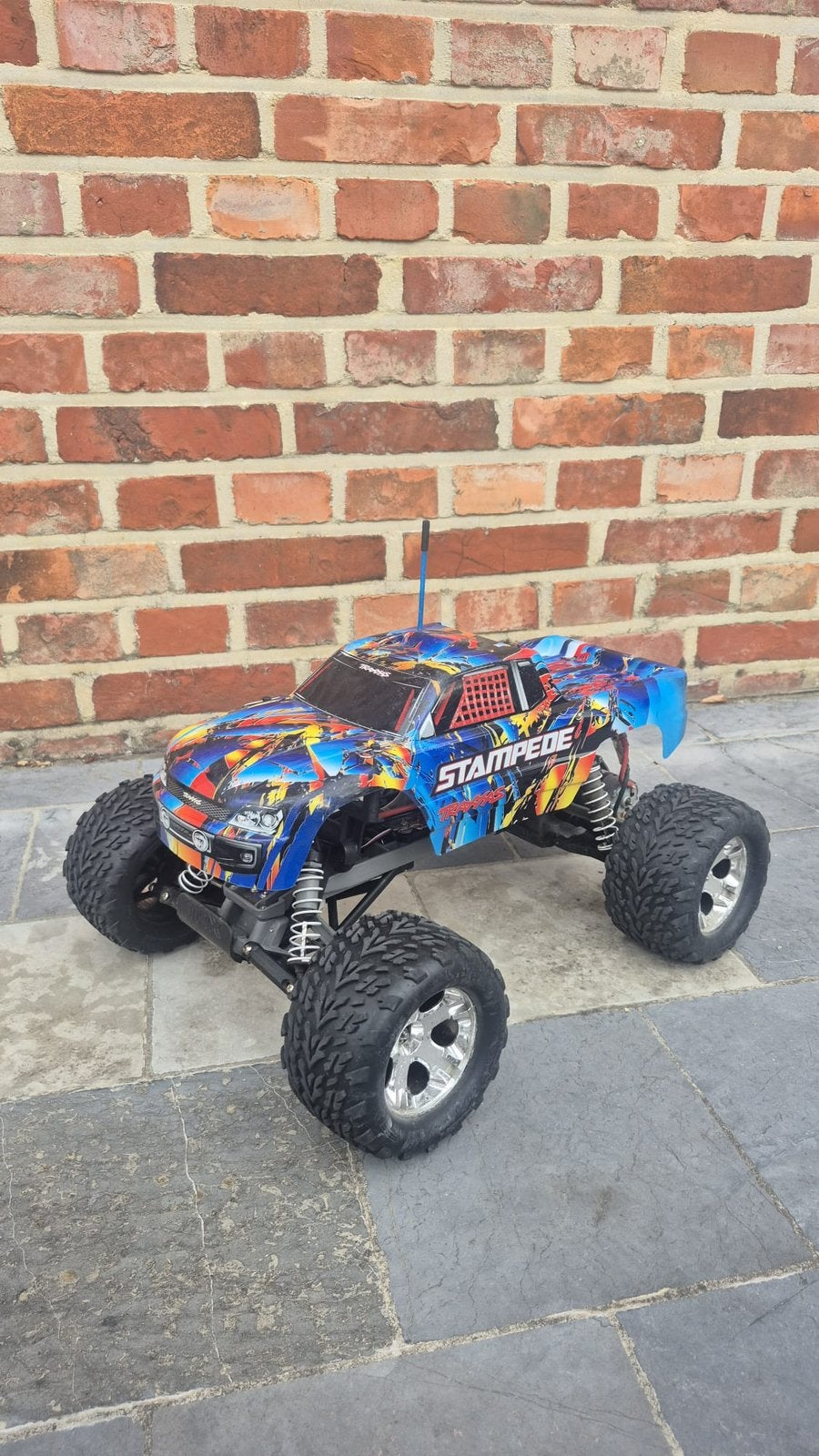 Traxxas stampede 2WD, Hobby en Vrije tijd, Gebruikt, Auto offroad, Schaal 1:10, RTR (Ready to Run)