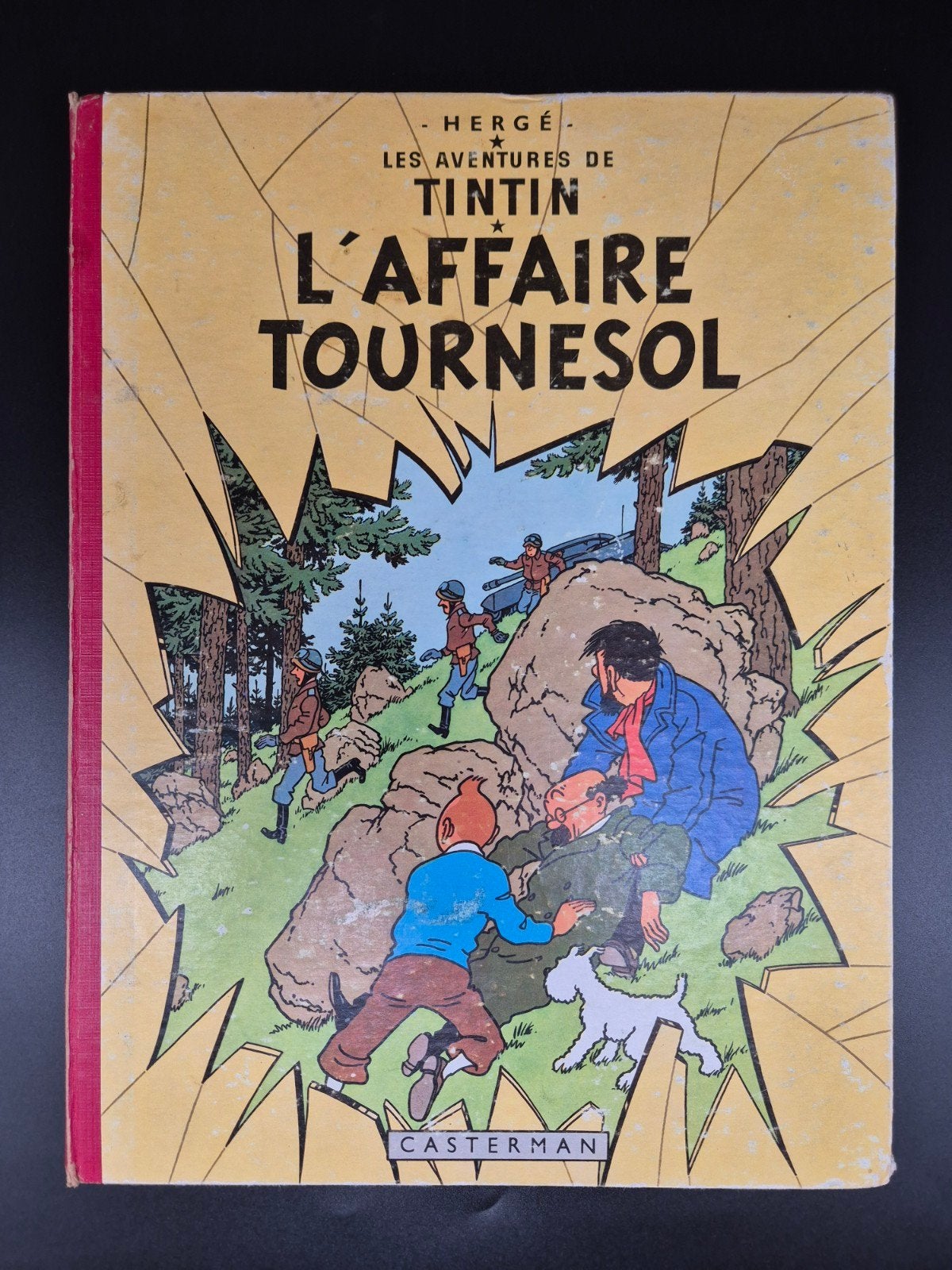 Kuifje De Zonnebloemaffaire EO Belge 1956 B20 Hergé Casterma, Boeken, Ophalen of Verzenden