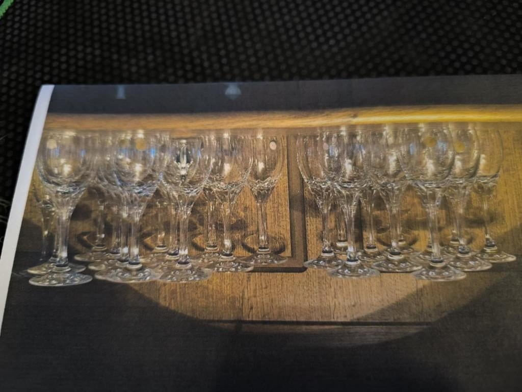 Ensemble de verres en cristal de Schott&Zwiesel La Fleur., Verre ou Verres, Comme neuf, Verre, Enlèvement