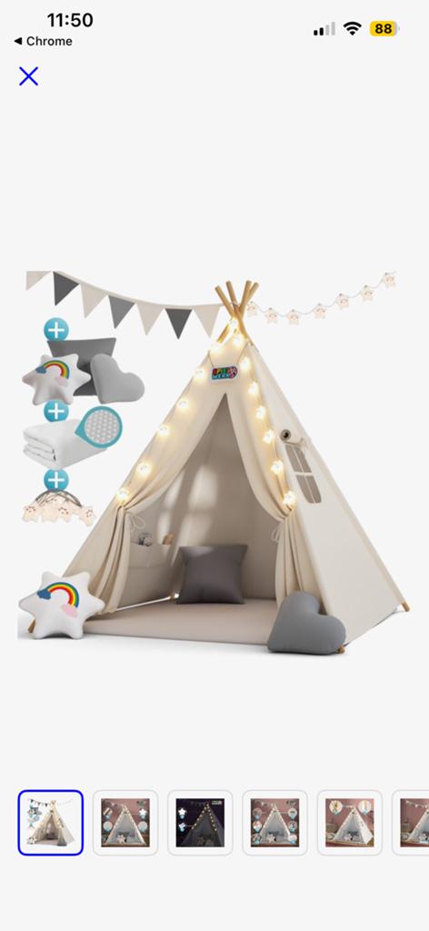 Tipi tent, Kinderen en Baby's, Speelgoed | Speeltenten, Ophalen, Zo goed als nieuw