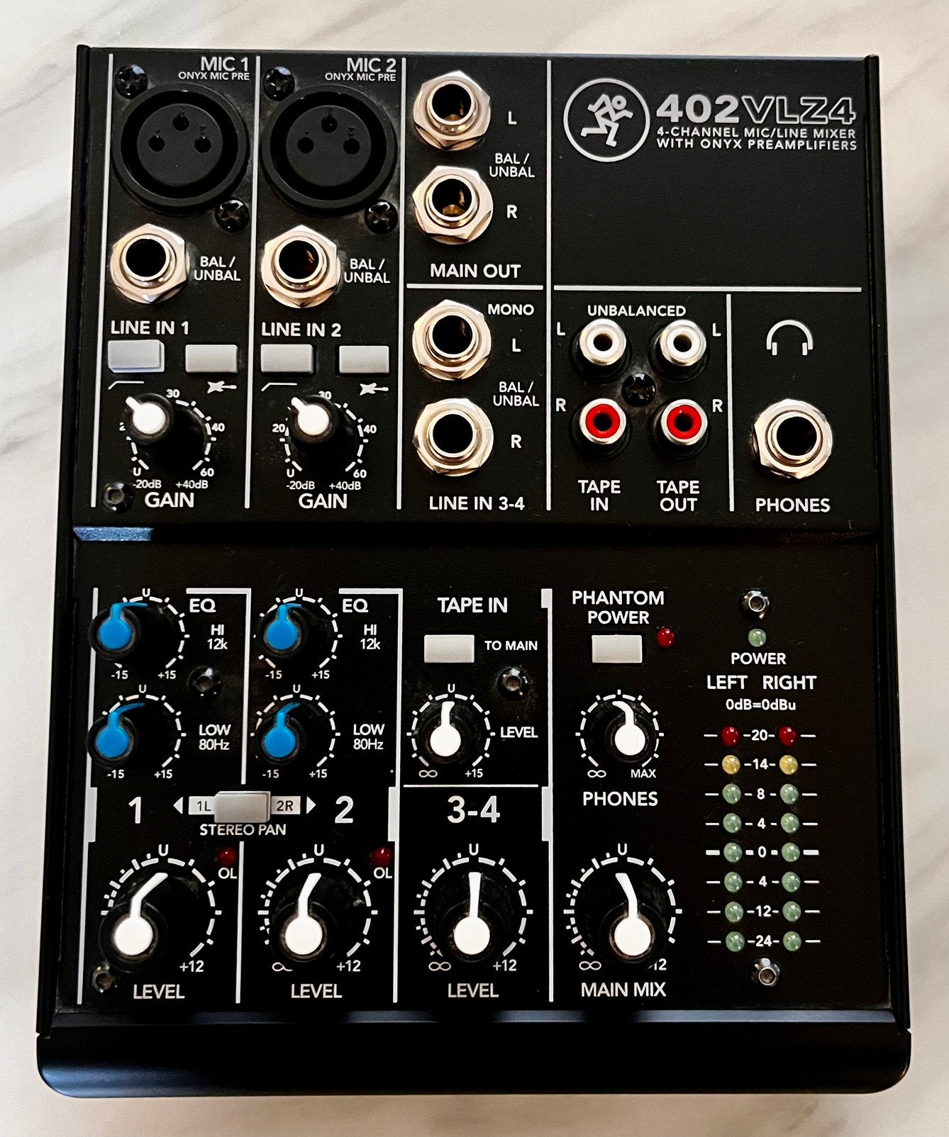 Mackie 402VLZ4 - mixer analogique, Ophalen of Verzenden, Zo goed als nieuw