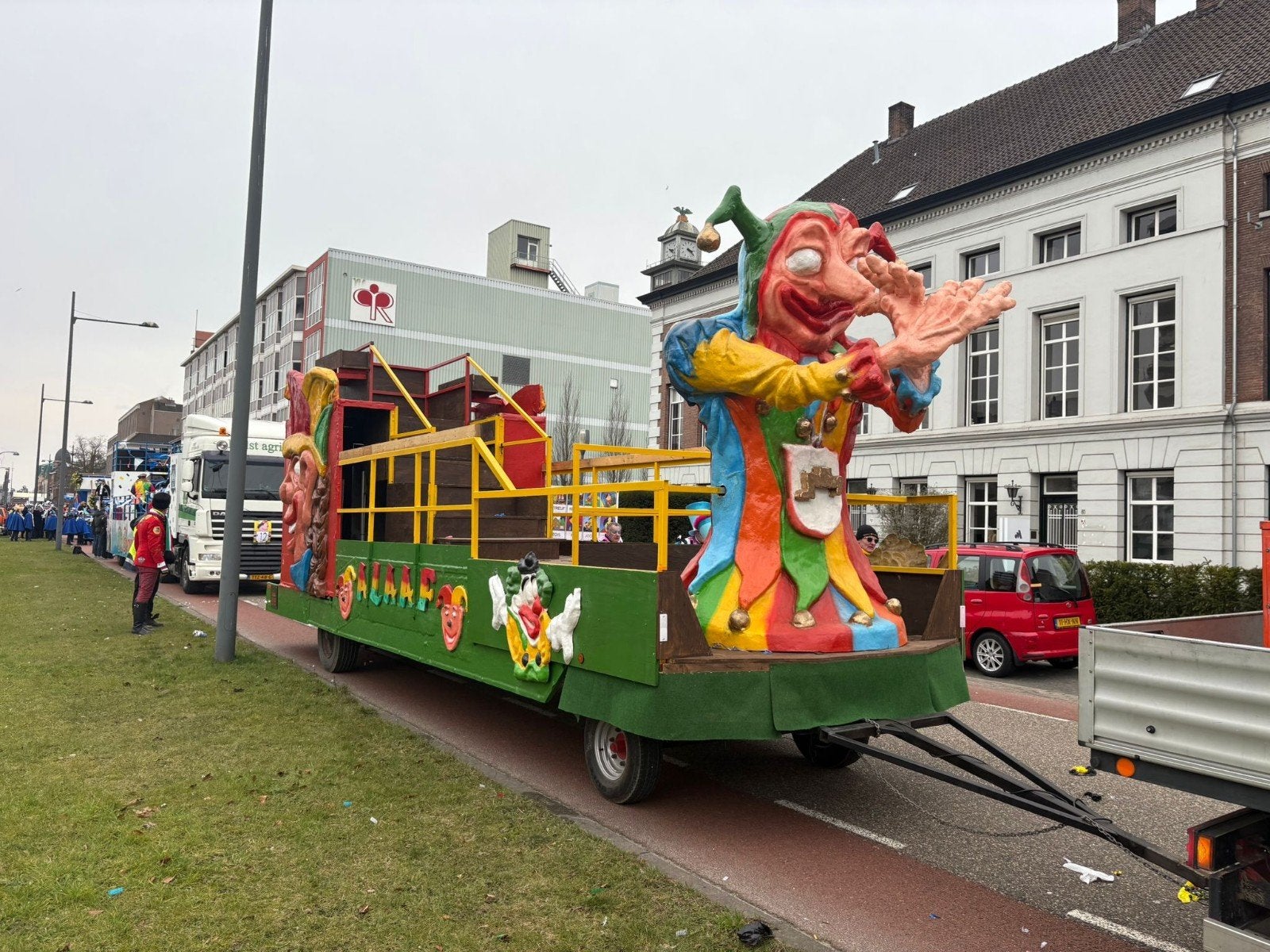 carnavalswagen te huur, Enlèvement