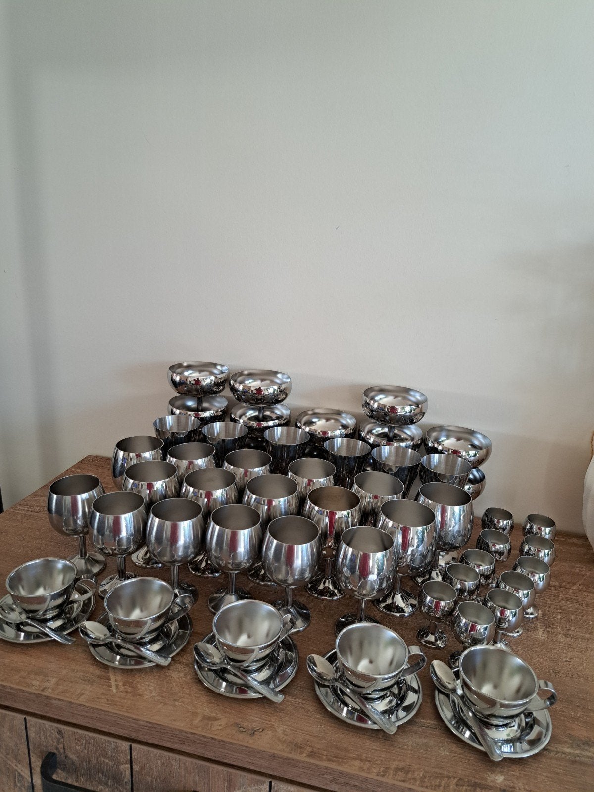 service en inox 52 pièces, Antiquités & Art, Enlèvement ou Envoi