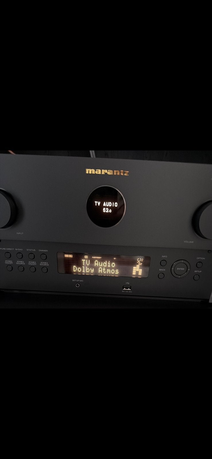 Marantz cinema 50 AV receiver in doos, Audio, Tv en Foto, Versterkers en Ontvangers, Ophalen, Zo goed als nieuw, Marantz