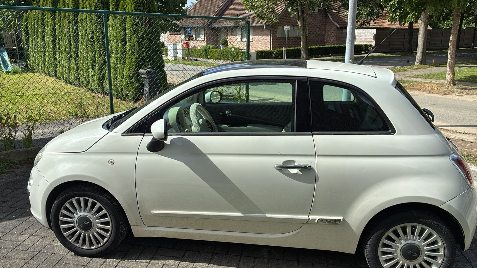 Stijlvolle Fiat 500 Automaat | Bouwjaar 2011  114.000 km, Auto's, Fiat, Automaat, Euro 5, Stof, Beige