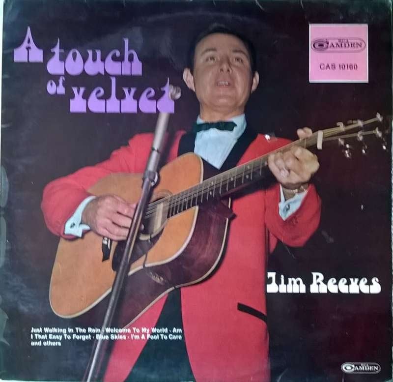 LP Jim Reeves – A Touch Of Velvet, Cd's en Dvd's, Vinyl | Country en Western, LP, Beschermende buitenhoes, Ophalen of Verzenden
