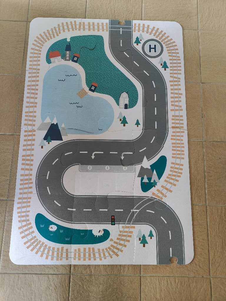 Puzzelmat Hema, Kinderen en Baby's, Ophalen, Zo goed als nieuw