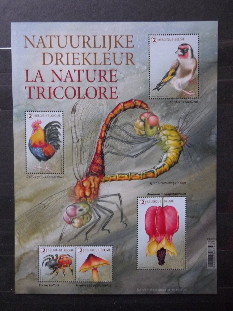 BL303 Natuurlijke driekleur - La nature tricolore MNH, Enlèvement ou Envoi, Non oblitéré, Timbre-poste