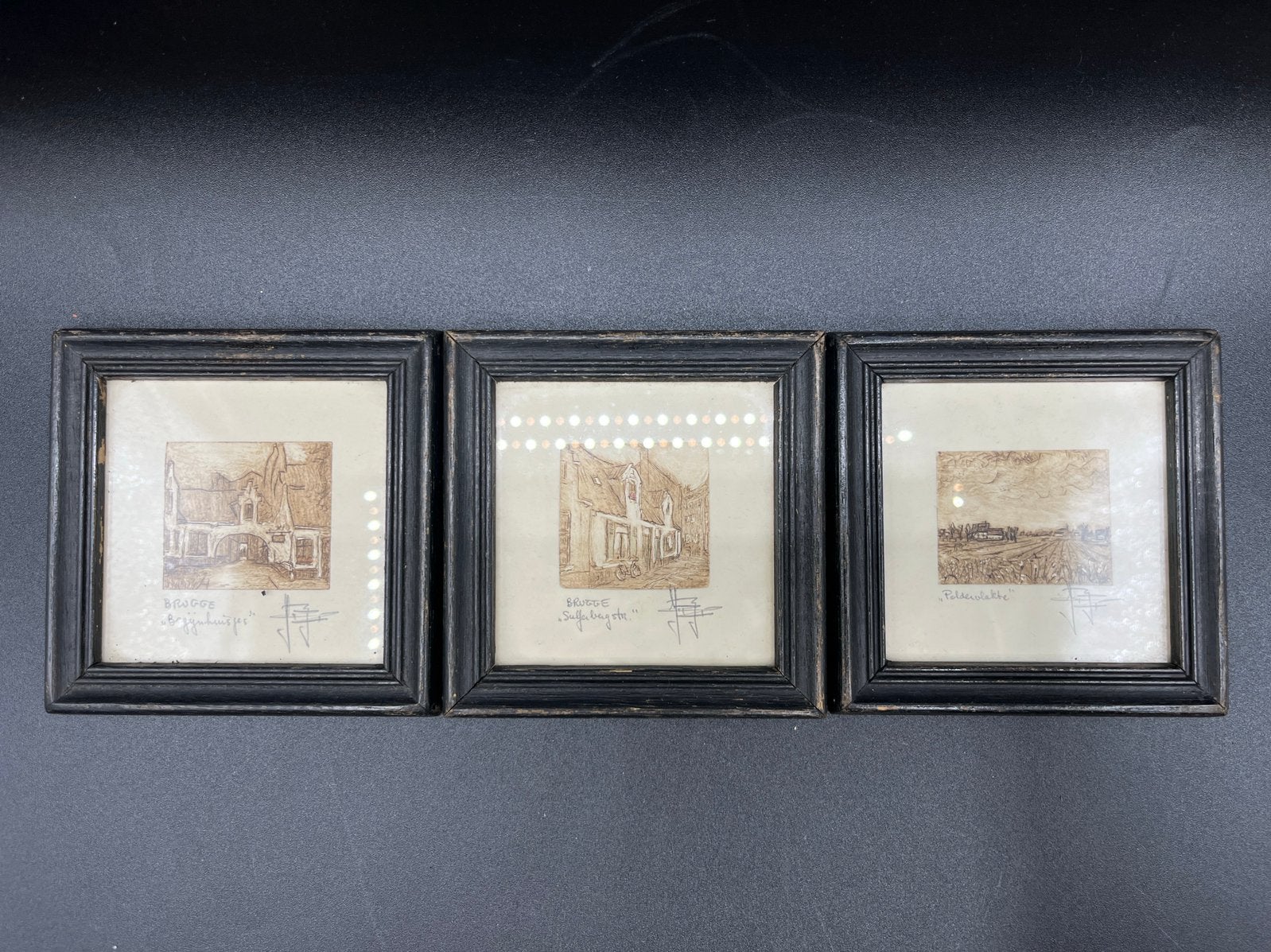 Set van 3 originele miniatuuretsen Yvan Royon, Ophalen of Verzenden