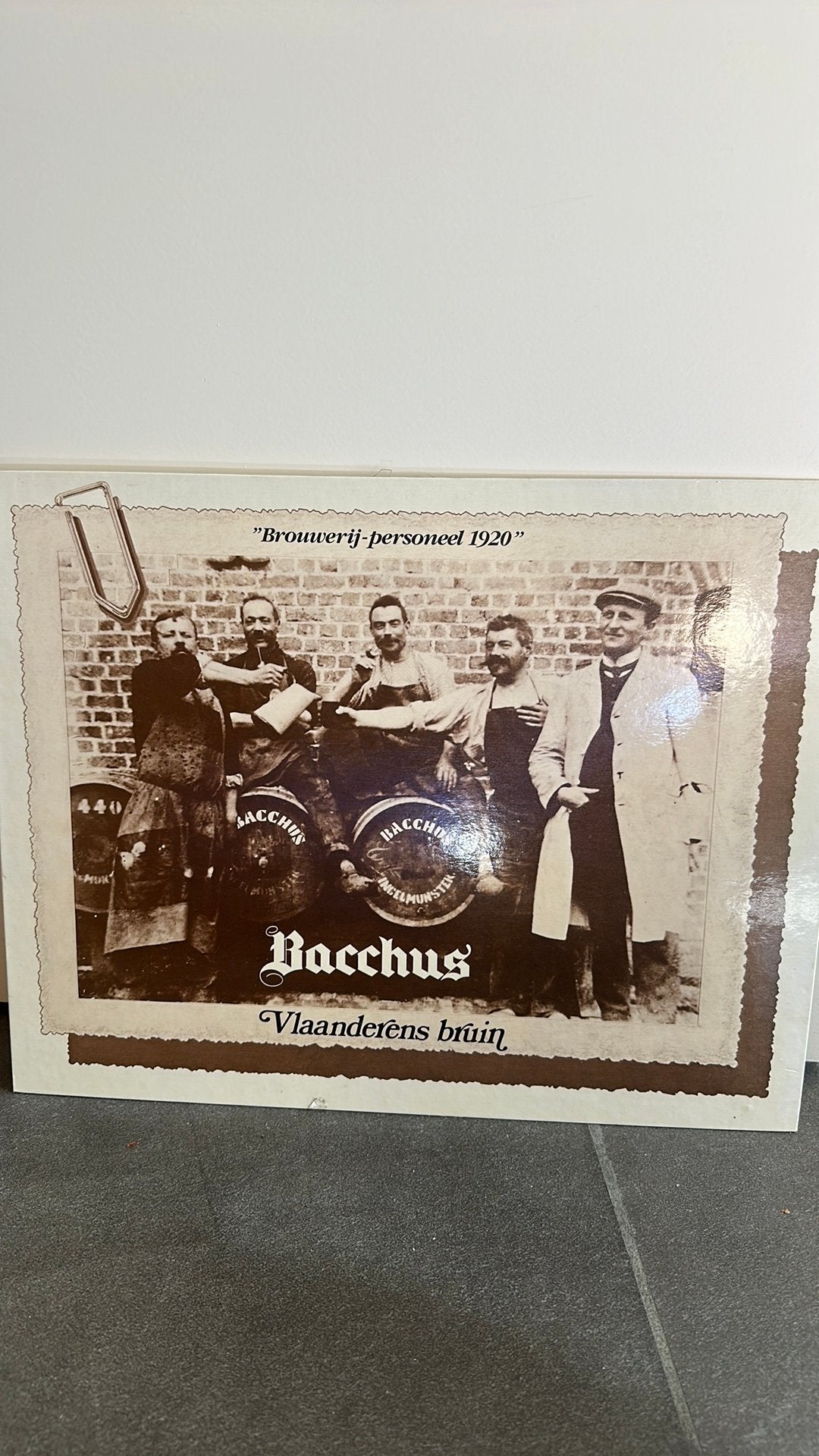 Bacchus reclamebord, Verzamelen, Ophalen of Verzenden, Reclamebord
