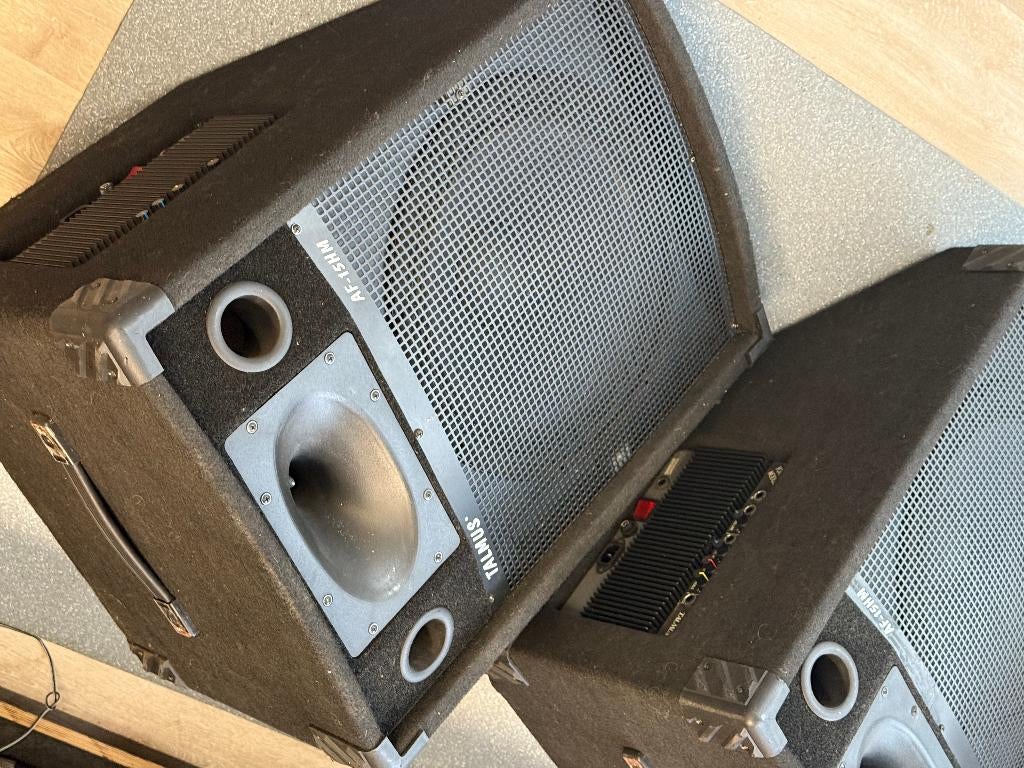 Actieve Floor monitoren voor live optreden /repetitie ruimte, Ophalen, Zo goed als nieuw, Minder dan 500 watt, P.A.