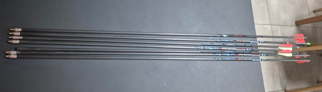 Flèches en carbone Spine 800 Avalon/Skylon, Sports & Fitness, Enlèvement ou Envoi, Utilisé, Flèches