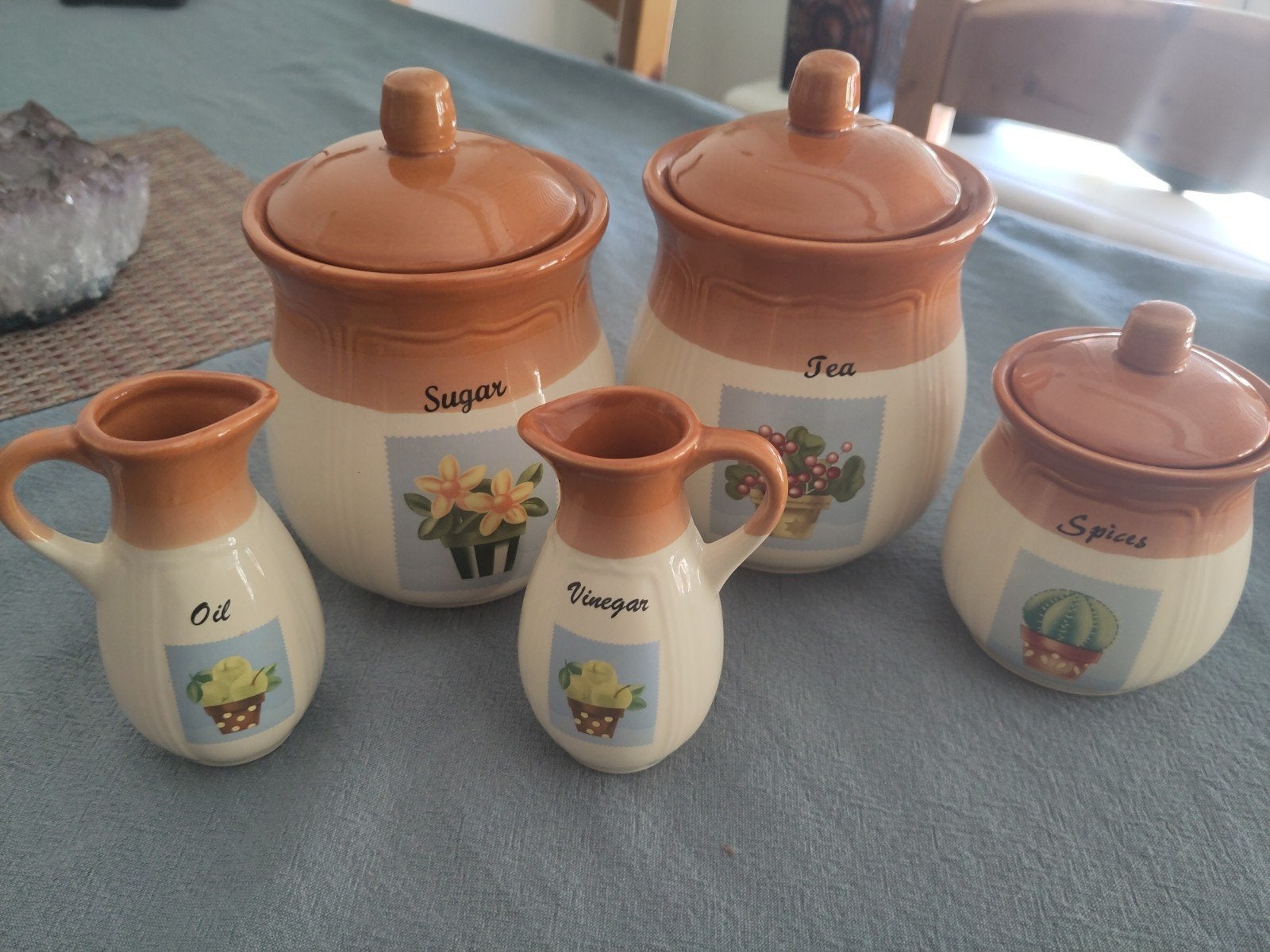 Opbergpotjes keramiek, Ophalen