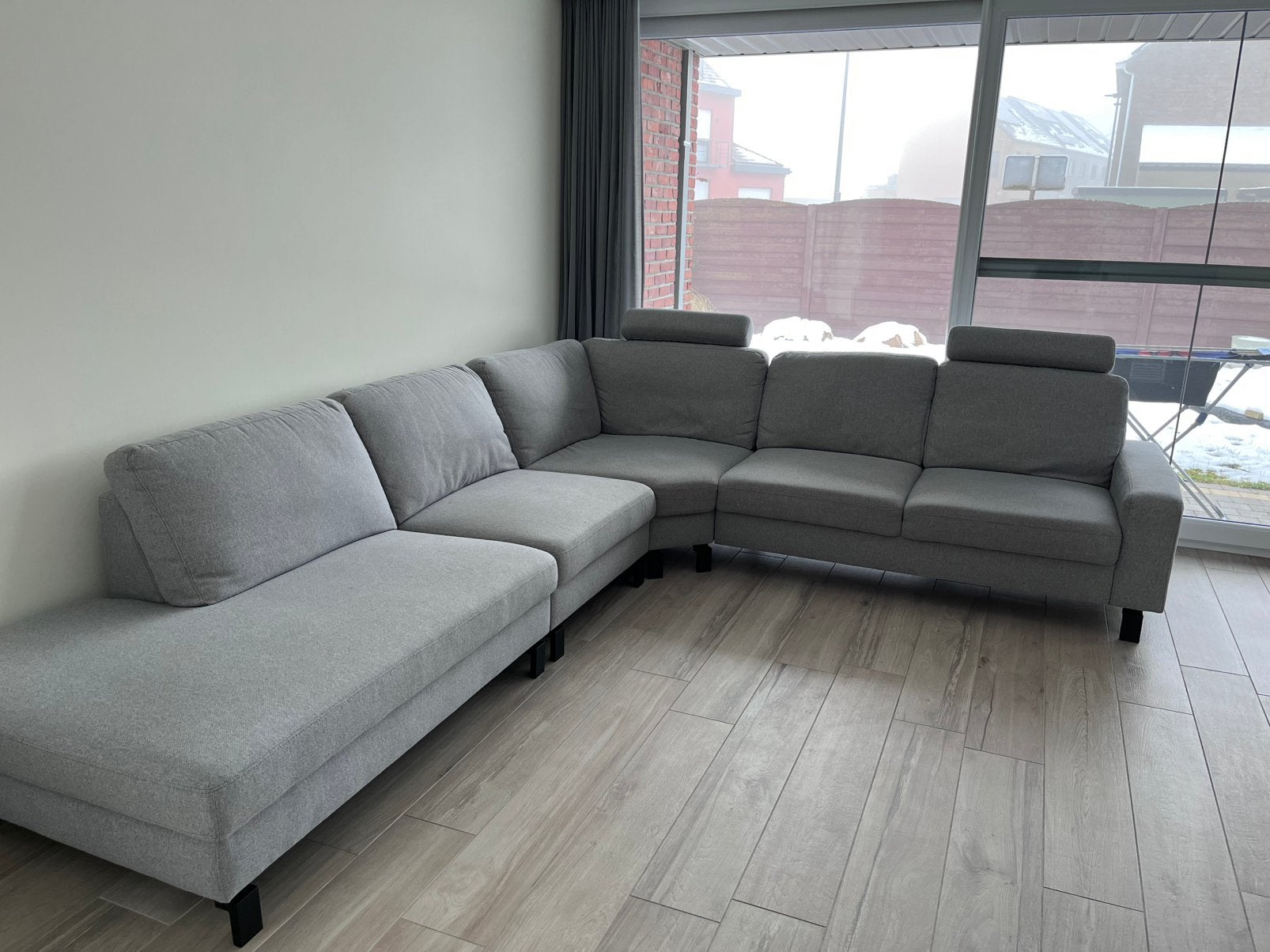 Hoeksalon, Huis en Inrichting, Ophalen, Zo goed als nieuw, Metaal, Modern
