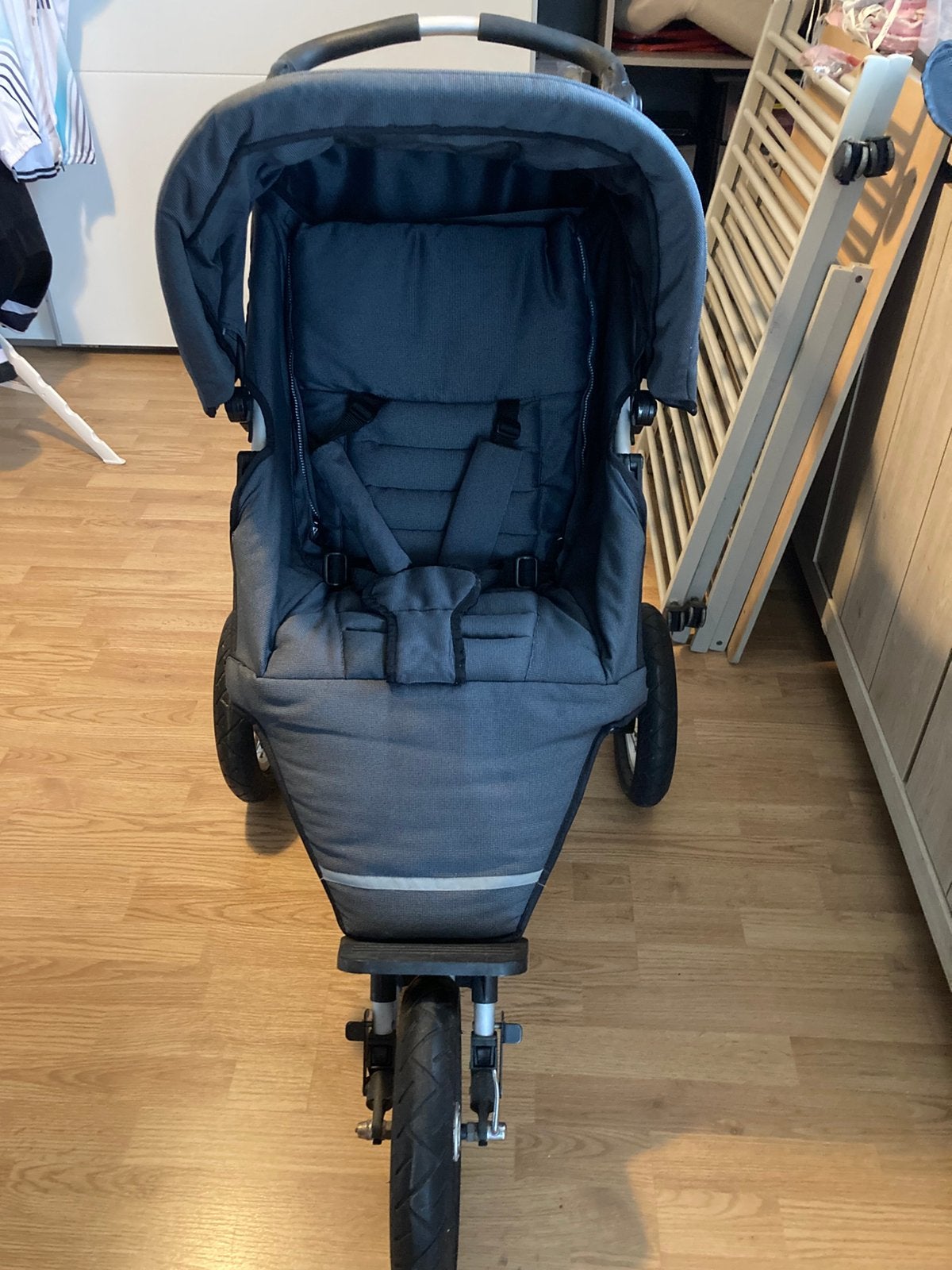 Kinder buggy, Ophalen, Gebruikt