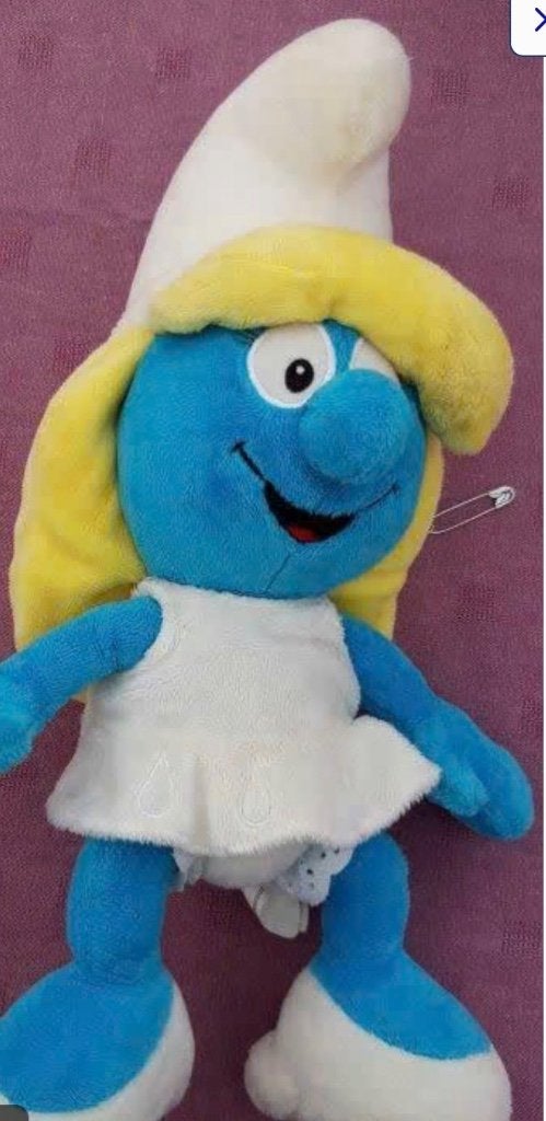 Knuffel smurfin, Enlèvement, Comme neuf, Schtroumpfette, Poupée, Figurine ou Peluche