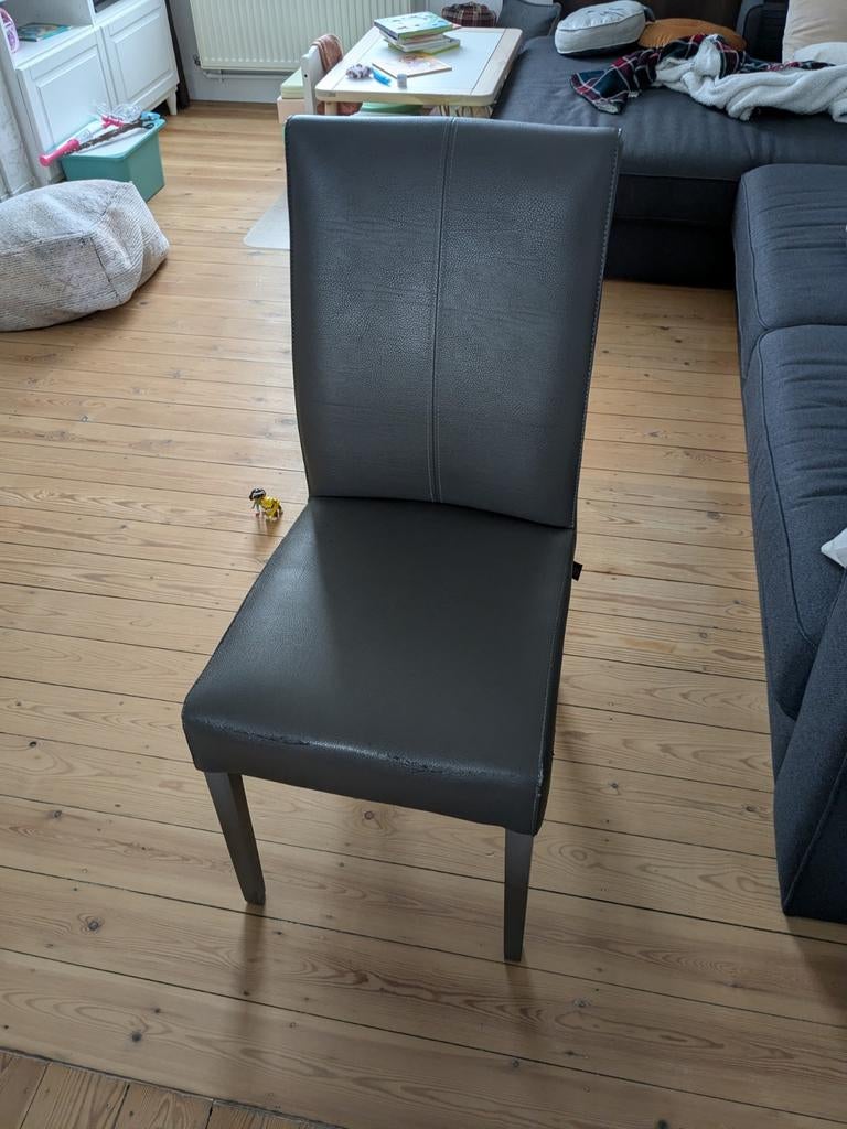 Zes stoelen gratis op te halen., Huis en Inrichting, Stoelen, Ophalen, Leer