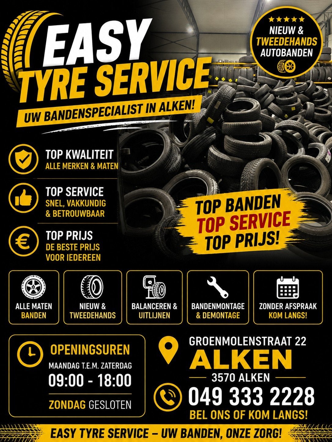 Adres Groenmolenstraat 22Alken 0493332228, Ophalen of Verzenden