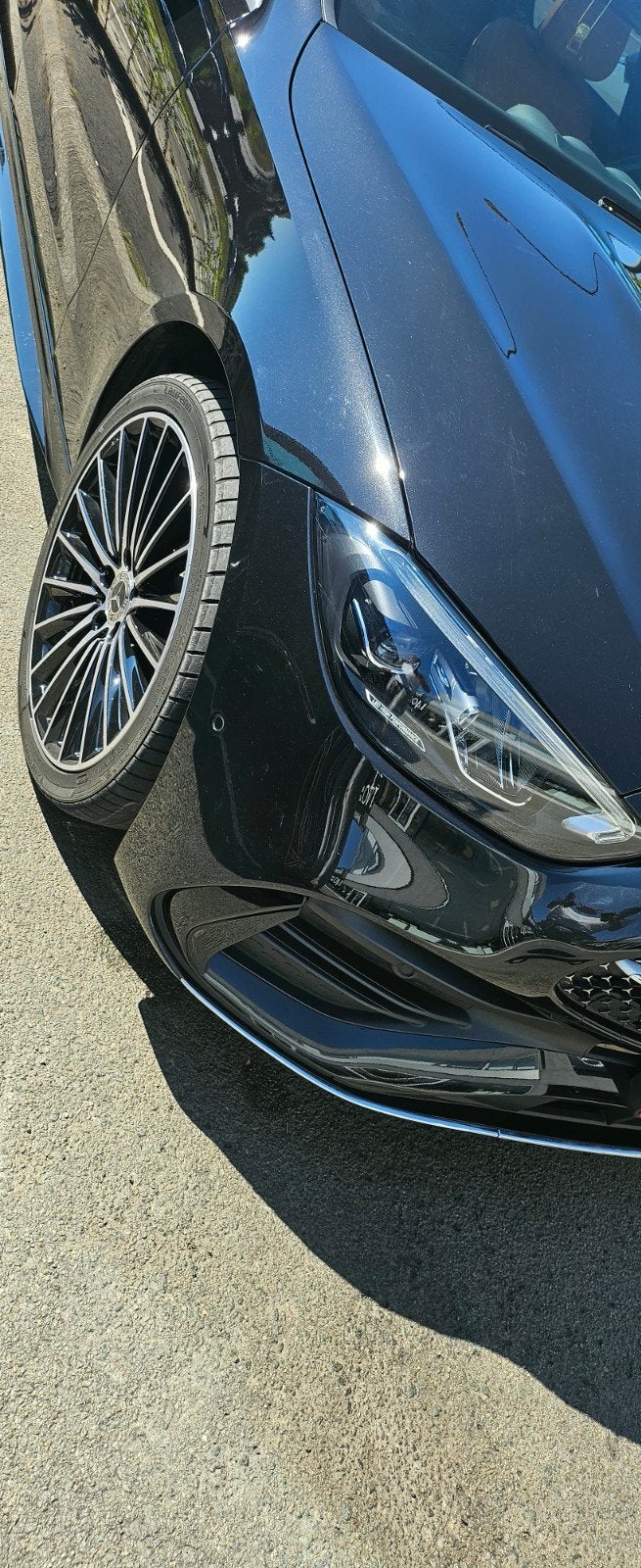Superbe MERCEDES CLASSE C 300e hybride pack amg 2023!83580km, Auto's, Automaat, Achterwielaandrijving, Euro 6, Zwart