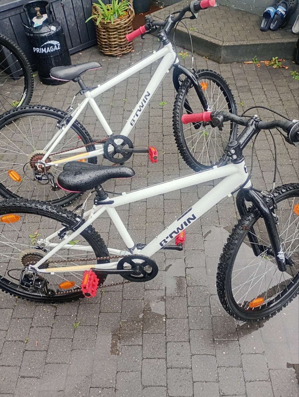 VTT b-twin 24, Vélos & Vélomoteurs, B-Twin Decathlon, V-brakes, Enlèvement, Utilisé