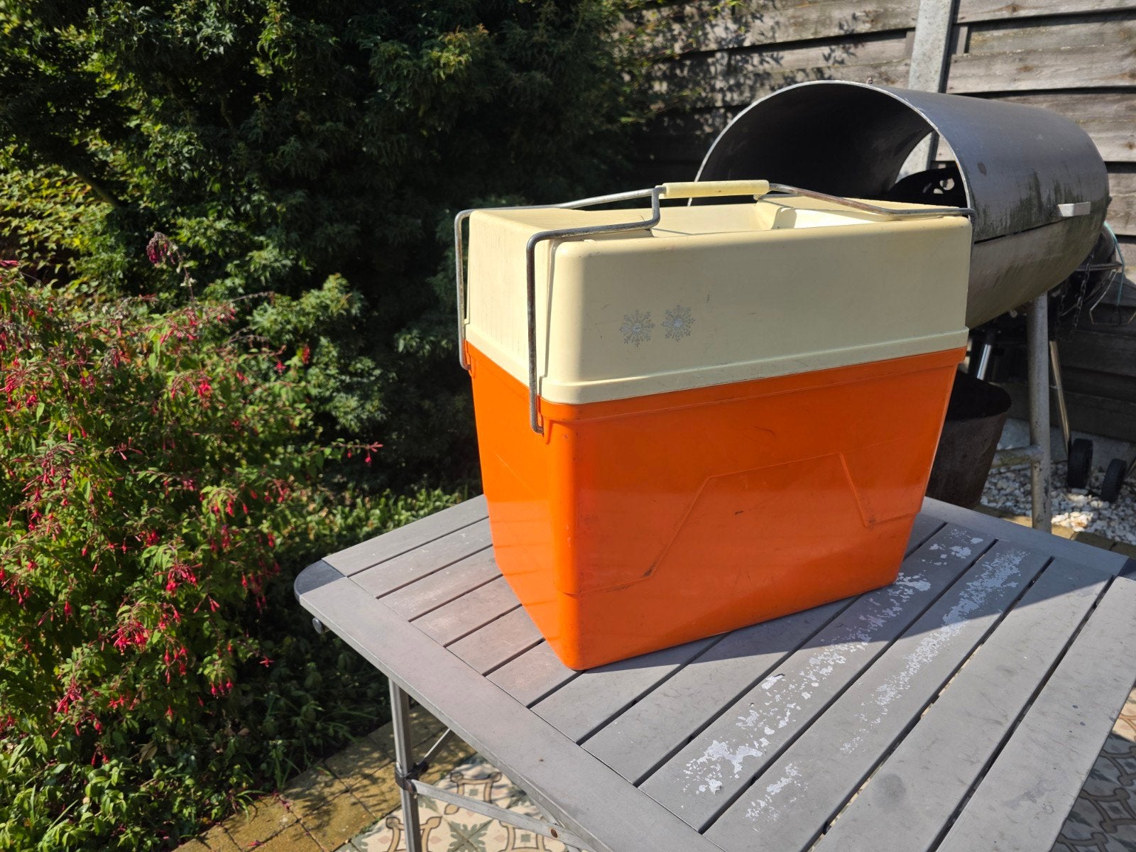 Vintage koelbox, Caravans en Kamperen, Ophalen, Koelbox