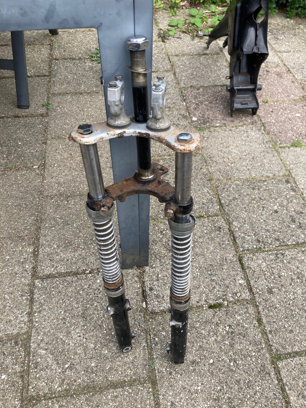 Voorvork / Fourche Honda ss50 cd50 Origineel, Fietsen en Brommers, Ophalen of Verzenden, Zo goed als nieuw, Frame