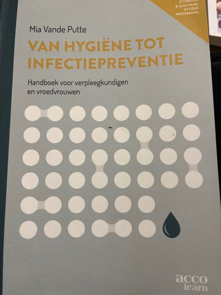 Van hygiëne tot infectiepreventie, Livres, Enlèvement ou Envoi, Acco Learn, Autres niveaux, Comme neuf