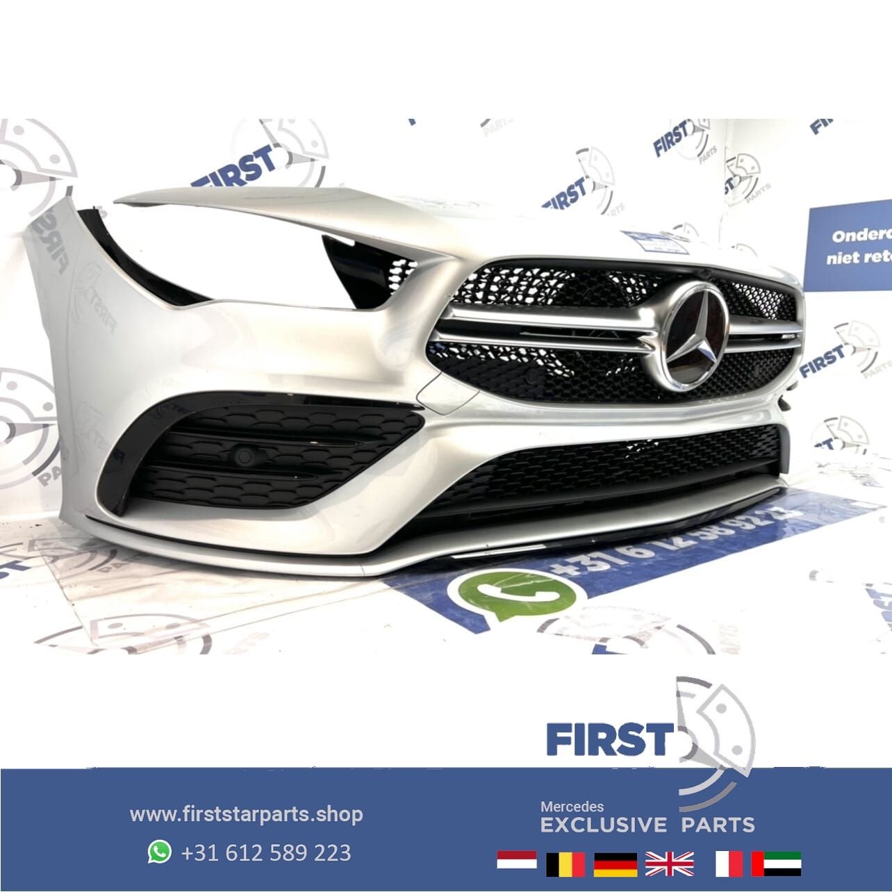W118 C118 CLA 35 AMG VOORBUMPER COMPLEET + AMG GRIL 2018-202, Utilisé, -, Avant, -