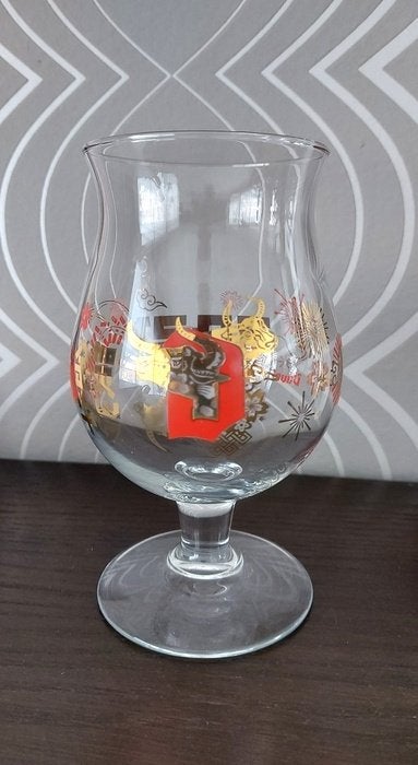 Duvel glas 'Year of the ox', Ophalen of Verzenden, Bierglas