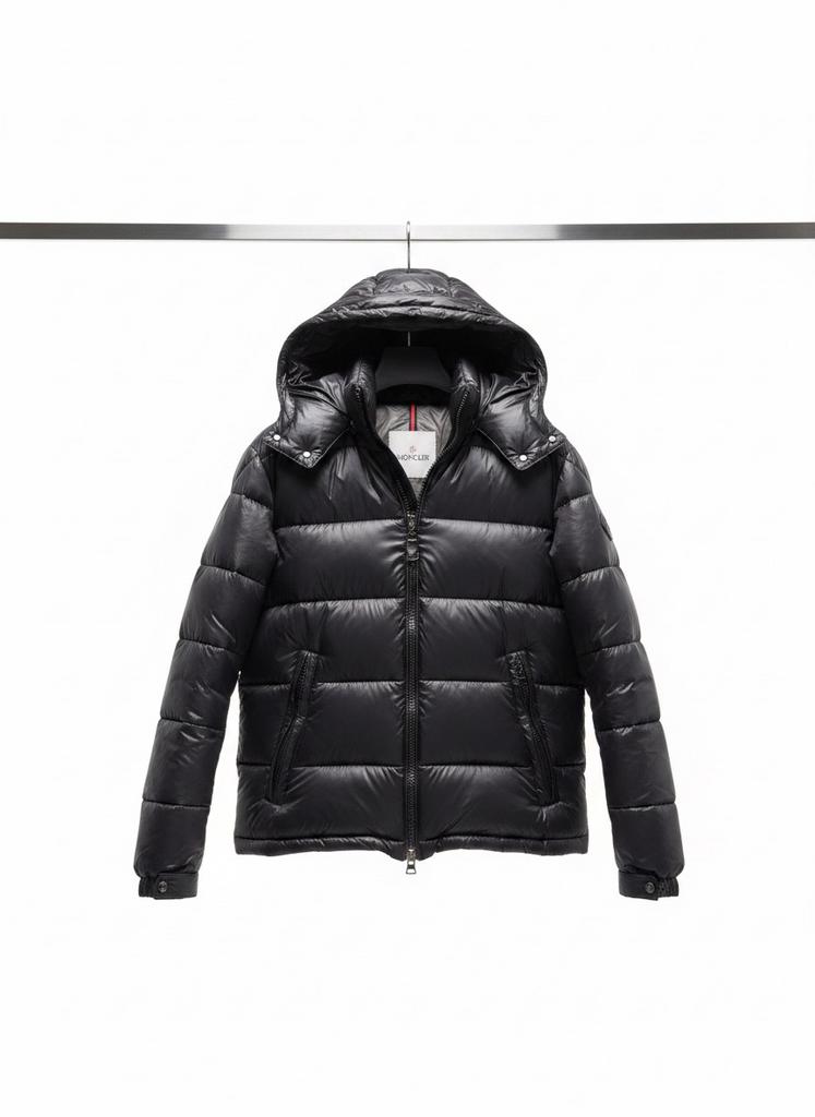 Moncler Maya down jacket zwart heren maat M, Kleding | Heren, Jassen | Winter, Ophalen of Verzenden, Zo goed als nieuw, Maat 48/50 (M)