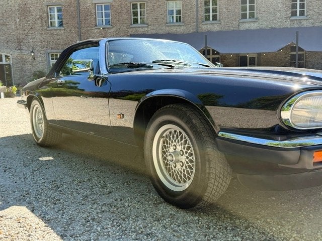 Jaguar XJS V12 Cabrio EUROPEESE AUTO 56.000 KM!, Autos, Jaguar, Cuir, Achat, Entreprise, Noir