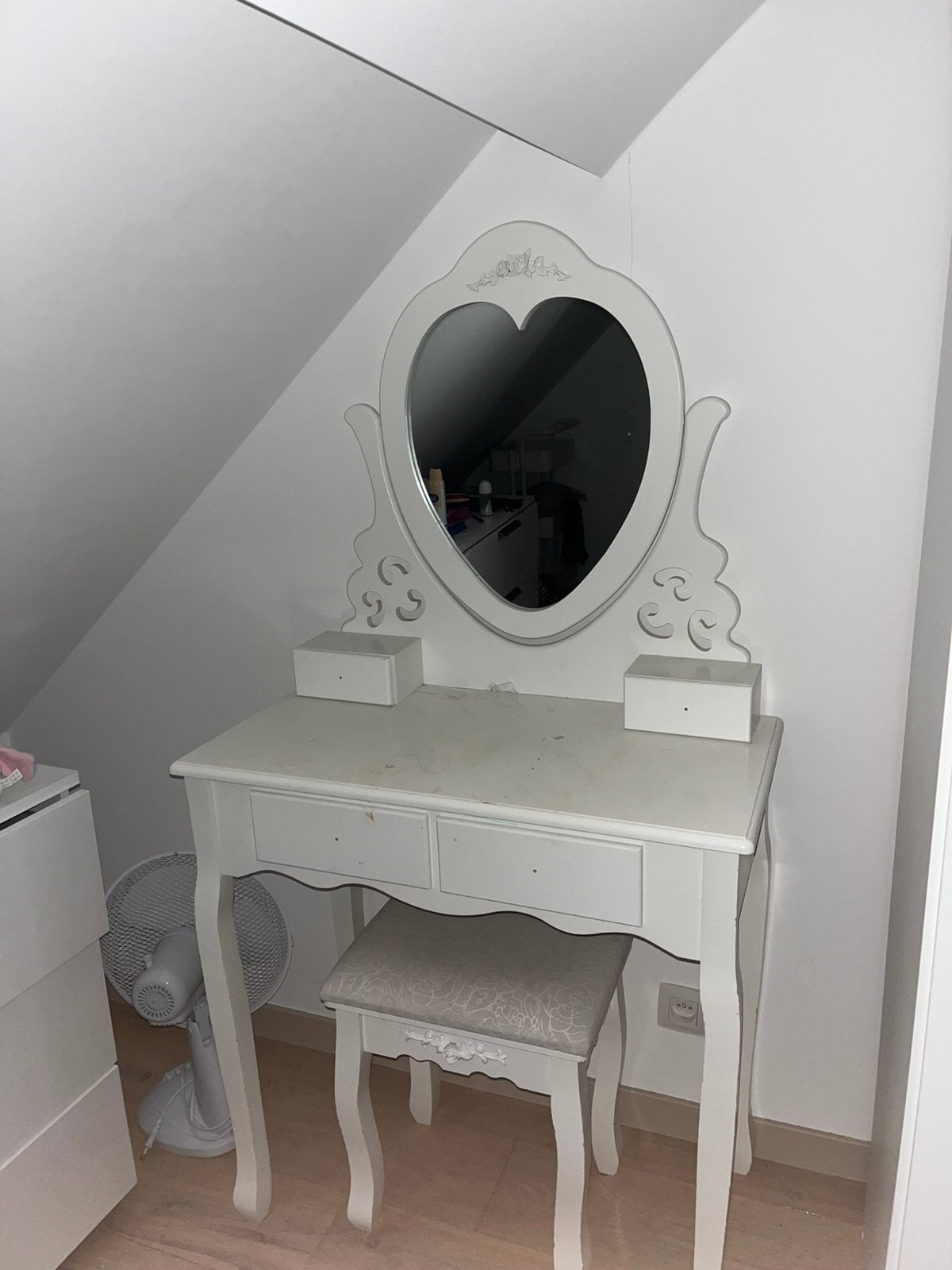 Heel mooi make uo tafel zie beschrijving zelf demonteren, Enlèvement, Comme neuf