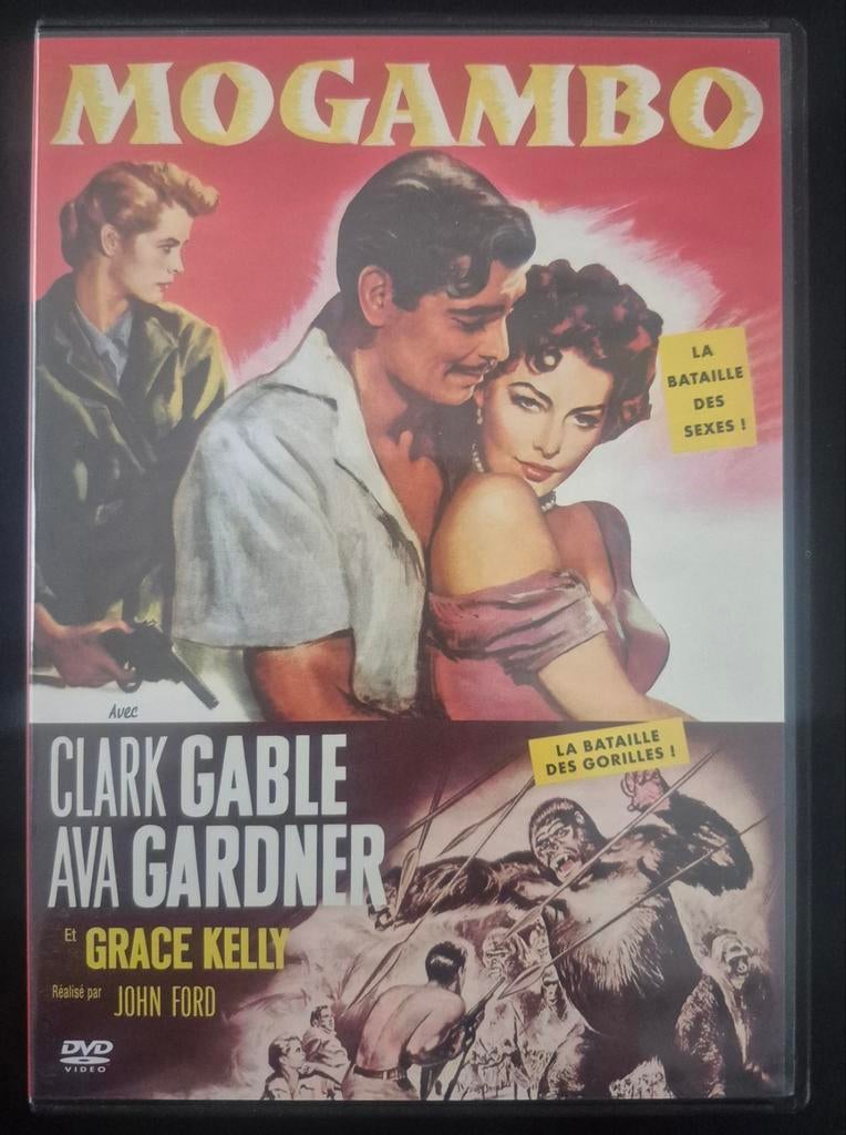Dvd Mogambo ( Clark Gable, Ava Gardner et Grace Kelly ), Enlèvement ou Envoi