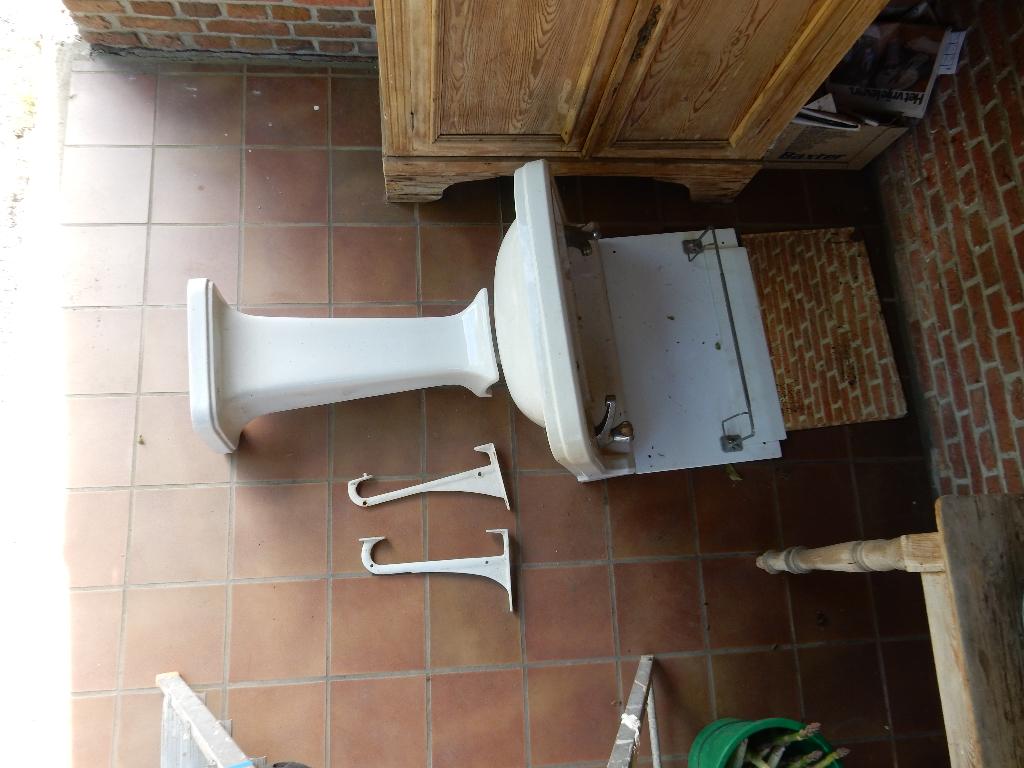 lavabo, Ophalen, Gebruikt